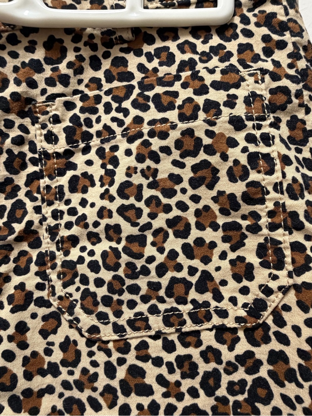 J. Crew Factory Leopard Print Lizzie Wide Leg Patch Pocket Pants SZ 26 Like New! - Picture 3 of 6